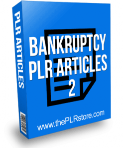 Bankruptcy PLR Articles 2