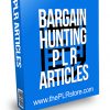 Bargain Hunting PLR Articles
