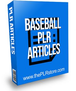 Baseball PLR Articles