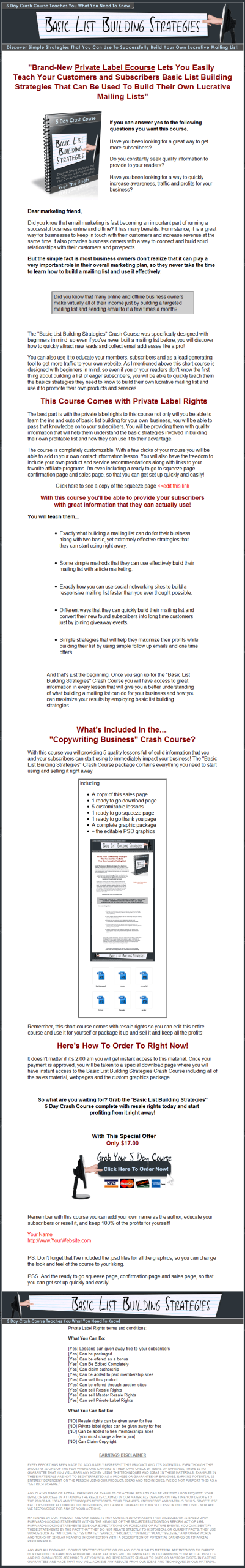 Listbuilding PLR Autoresponder Messages - Image 2
