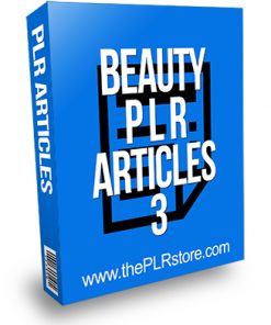 Beauty PLR Articles 3