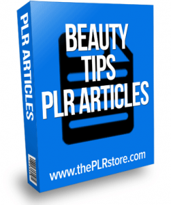 beauty tips plr articles
