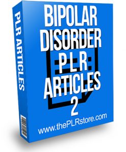 Bipolar Disorder PLR Articles 2