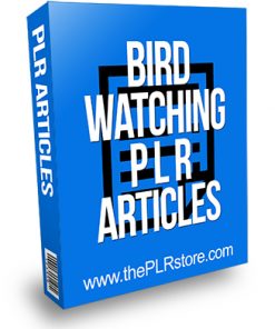 Bird Watching PLR Articles