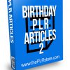 Birthday PLR Articles 2