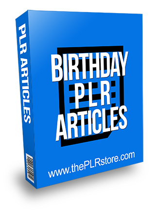 Birthday PLR Articles