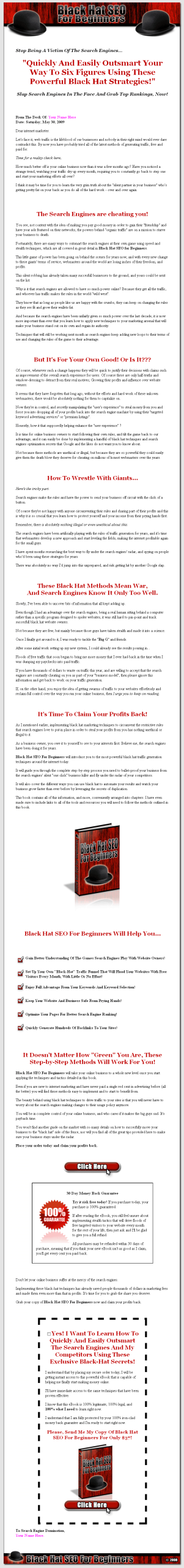 Blackhat SEO for Beginners Ebook with Master Resale Rights - Image 2