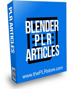 Blender PLR Articles