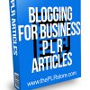 Blogging for Business PLR Articles