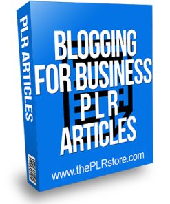 Blogging for Business PLR Articles