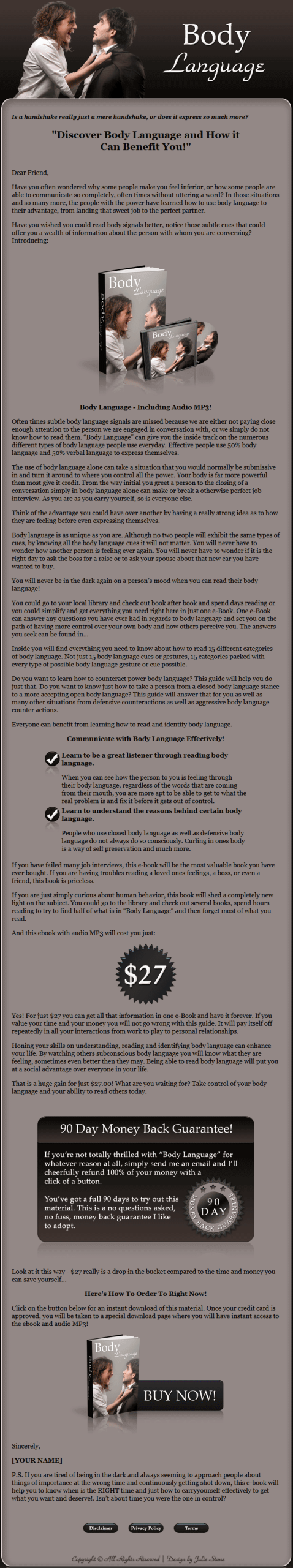Body Language MRR Audio and Ebook - Image 2