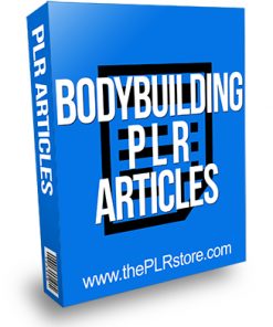 Bodybuilding PLR Articles