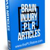 Brain Injury PLR Articles