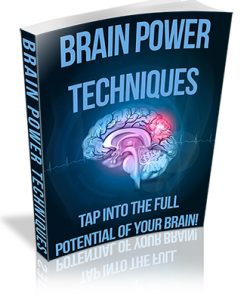 Brain Power Techniques PLR Ebook