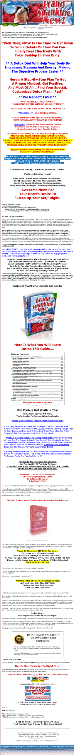 Brand New Detox Colon Cleanse MRR eBook - Image 2