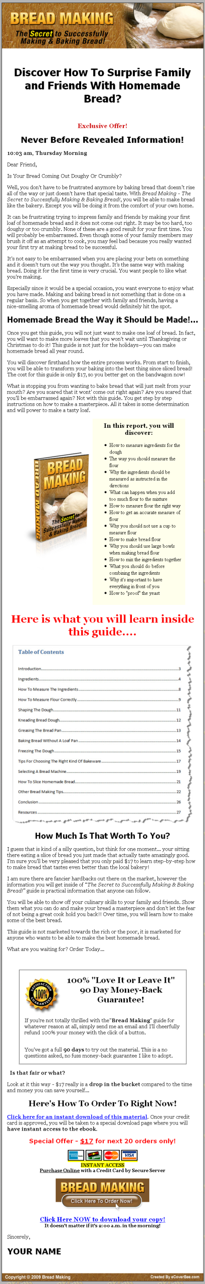 Bread Making PLR eBook - Image 2
