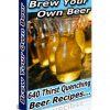 brew your own beer plr ebook