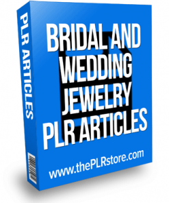 bridal and wedding jewelry plr articles