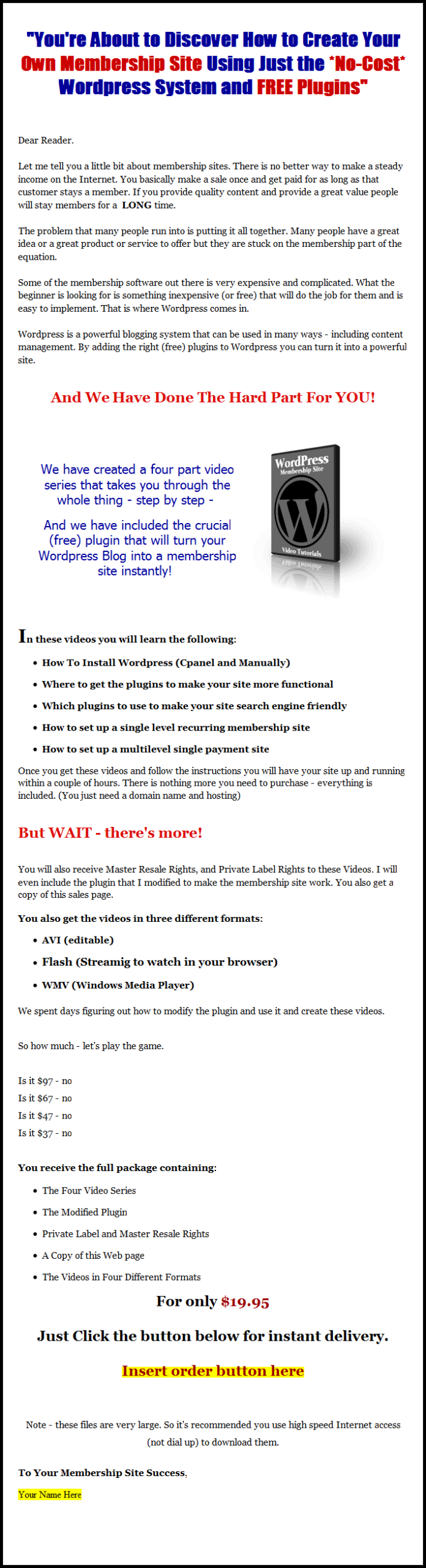 Build Membership Sites for Free PLR Videos Series - Image 2