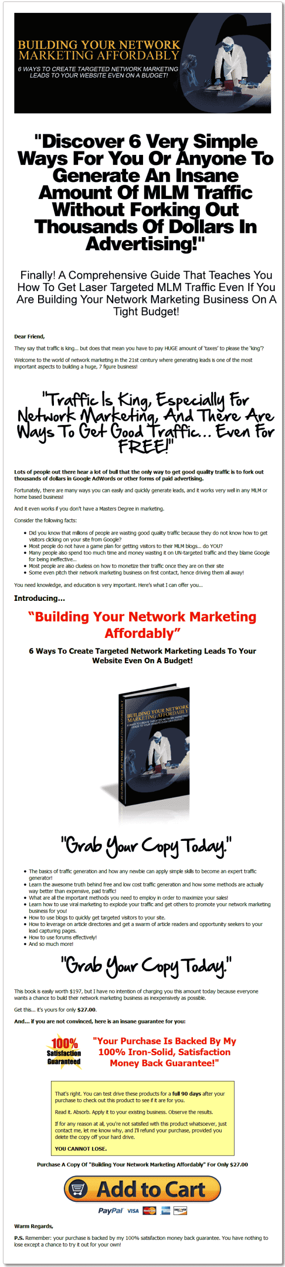 Building Your Network Marketing Affordably MRR Ebook MLM - Image 2