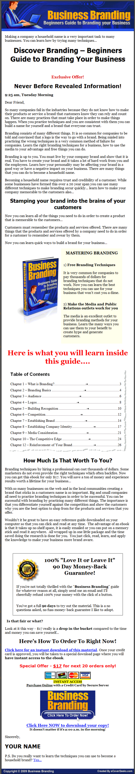 Business Branding PLR Ebook - Image 2