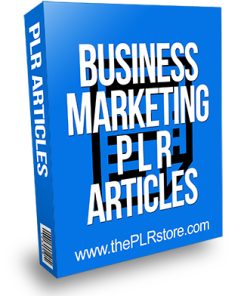 Business Marketing PLR Articles