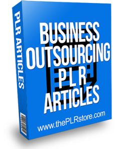 Business Outsourcing PLR Articles