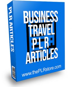 Business Travel PLR Articles