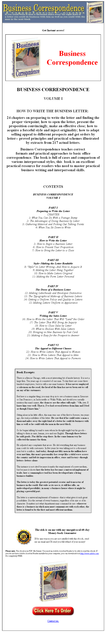 Business Correspondence PLR eBook - Image 2