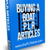 Buying a Boat PLR Articles