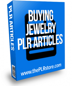 buying jewelry plr articles