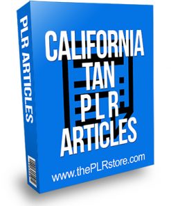 California Tan PLR Articles