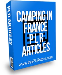 Camping in France PLR Articles