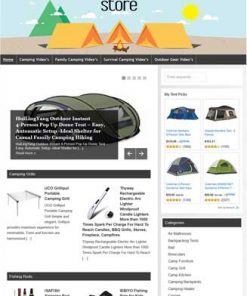 Camping PLR Amazon Affiliate Website