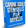 Canine Adult Stem Cells PLR Articles
