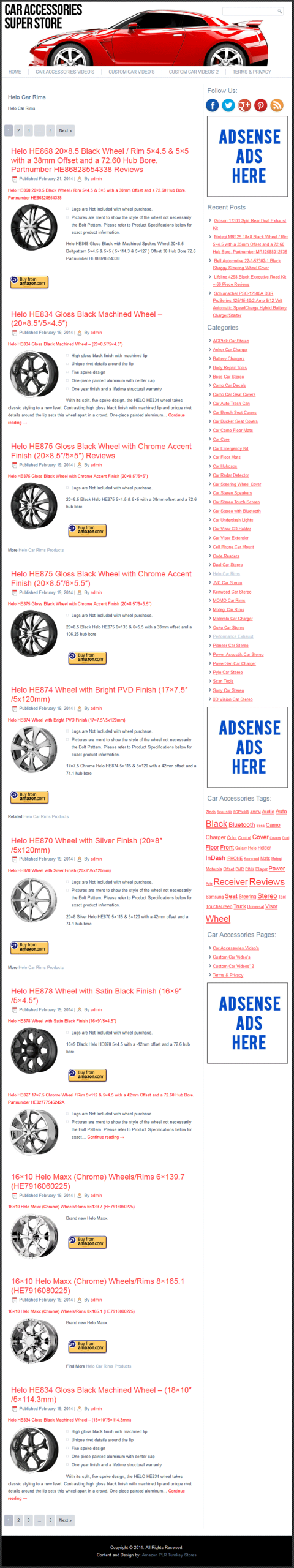 Car Accessories PLR Amazon Store Website - Image 3