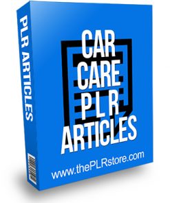 Car Care PLR Articles