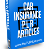 Car Insurance PLR Articles