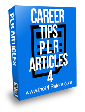 Career Tips PLR Articles 4