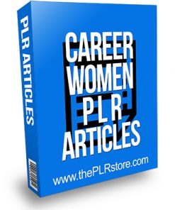Career Women PLR Articles
