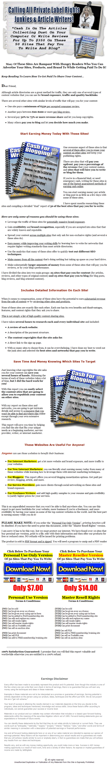Cash for Blogging MRR Ebooks - Image 2