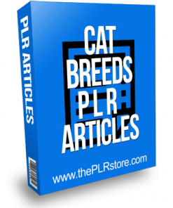 Cat Breeds PLR Articles