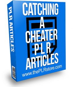 Catching a Cheating Partner PLR Articles