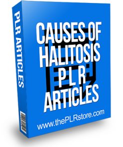 Causes of Halitosis PLR Articles