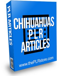 Chihuahuas PLR Articles