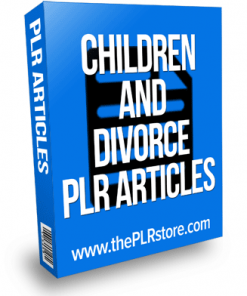 children and divorce plr articles