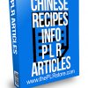 Chinese Recipes PLR Articles
