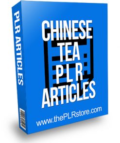 Chinese Tea PLR Articles