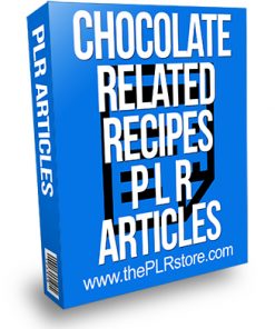 Chocolate Related Recipes PLR Articles