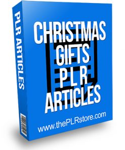 Christmas Gifts PLR Articles